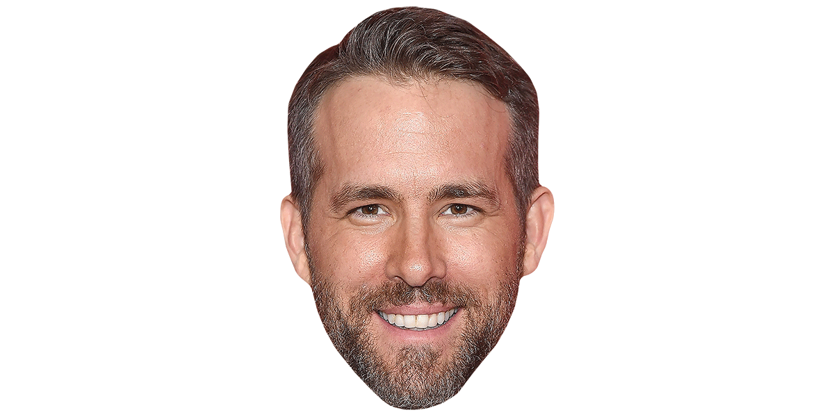 Ryan Reynolds Beard Celebrity Big Head Celebrity Cutouts