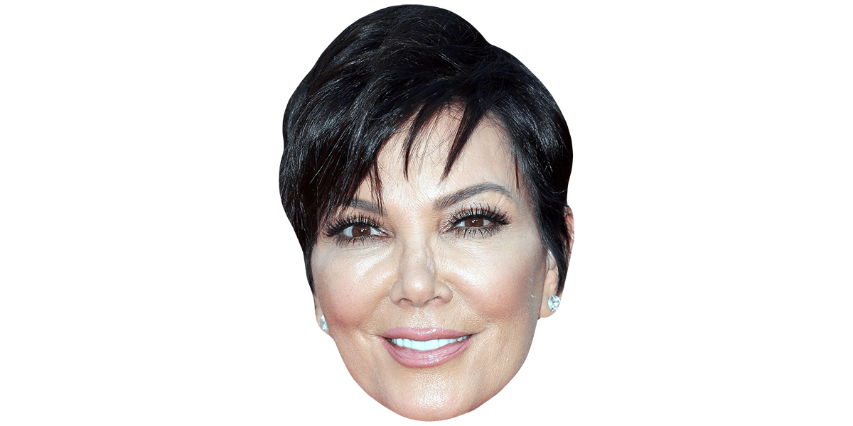 Kris Jenner (Smile) Celebrity Mask - Celebrity Cutouts