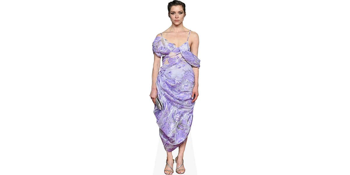 Sophie Cookson (Purple Dress)