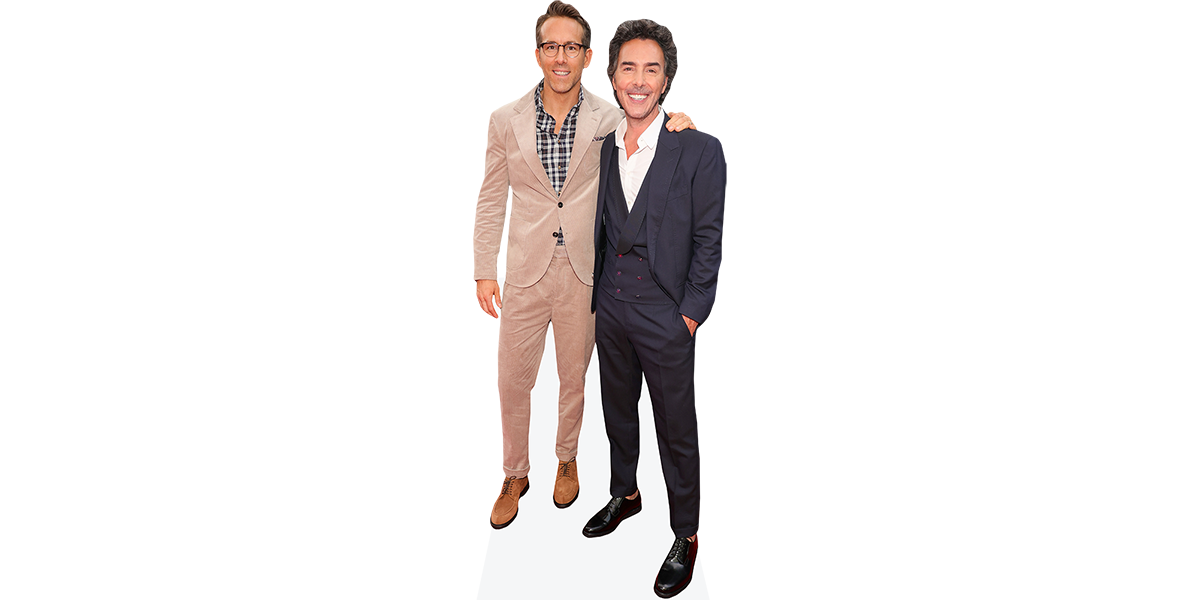 Ryan Reynolds And Shawn Levy Duo Mini Celebrity Cutout Celebrity Cutouts