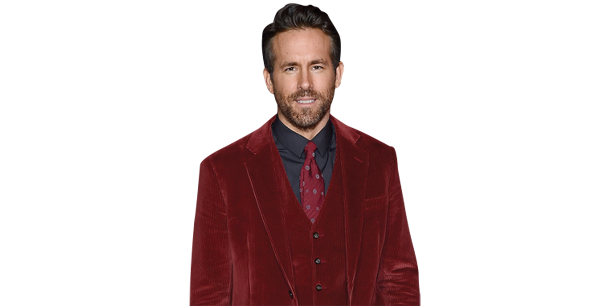Ryan Reynolds (Red Suit) Cardboard Cutout