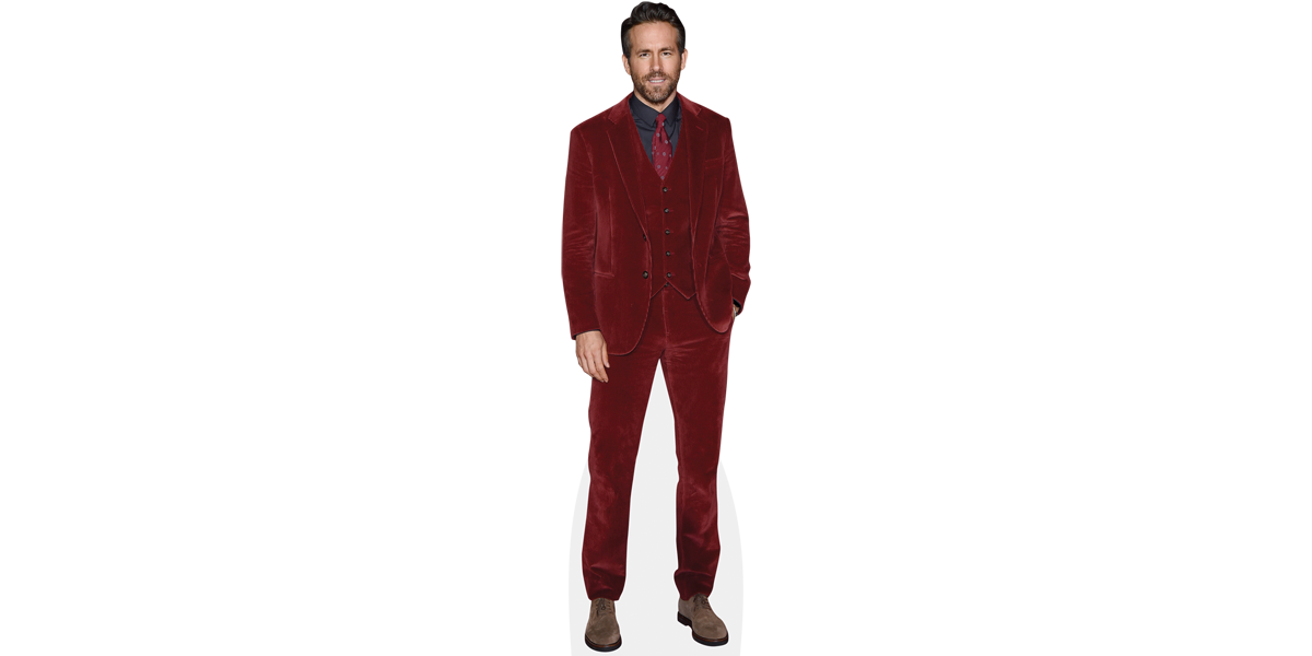 Ryan Reynolds (Red Suit) Cardboard Cutout