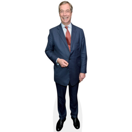 Nigel Farage (Pointing) Cardboard Cutout - Celebrity Cutouts
