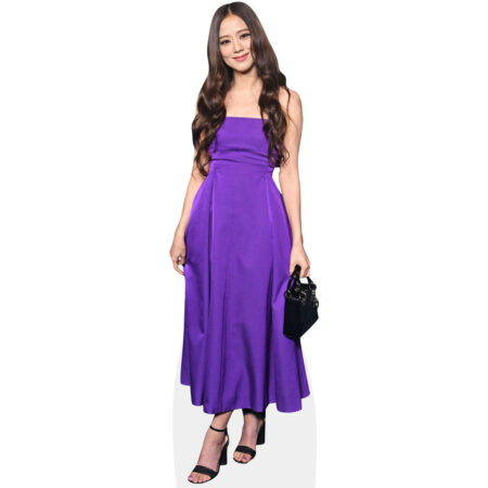 Jisoo (Purple Dress) Cardboard Cutout