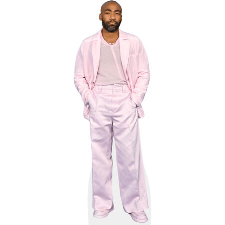 Donald Glover (Pink Outfit) Cardboard Cutout