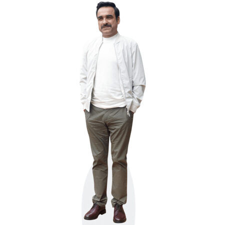 Pankaj Tripathi (White Shirt) Cardboard Cutout