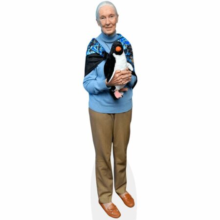 Jane Goodall (Penguin) Cardboard Cutout