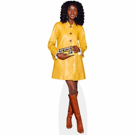Emmanuelle Koffi (Yellow Coat) Cardboard Cutout