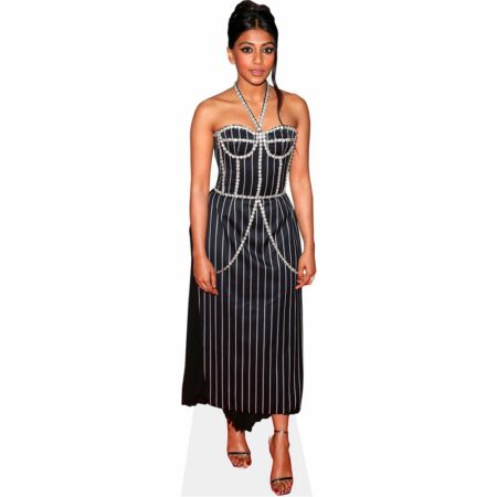 Charithra Chandran (Black Dress) Cardboard Cutout